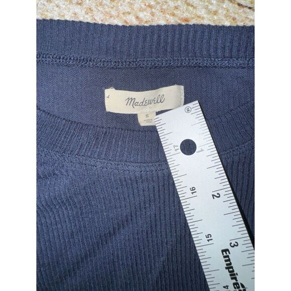 Madewell Long Sleeve Side Tie Shirt Size S - Picture 4 of 5